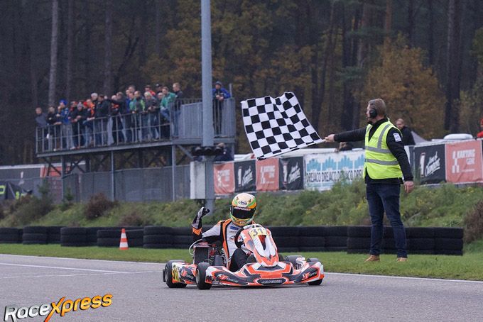 Max Stemerdink wint laatste NK van Chrono Karting in Genk