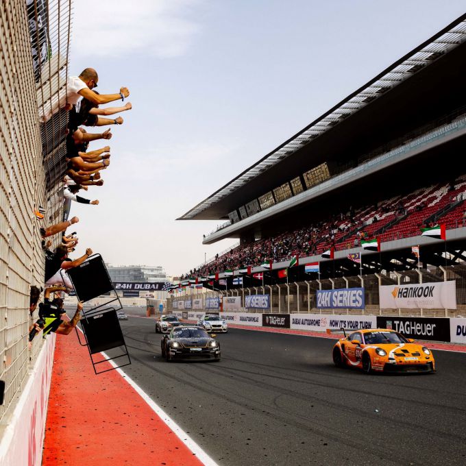 24H DUBAI Nederlandse Porschesuccessen in 24 Uur Dubai; klasse
