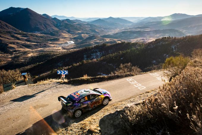 Rally Monte Carlo 2022 Sebastien Loeb winnaar actie 1