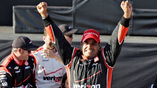Montoya in actie tijdens Indy 500 voor McLaren SP