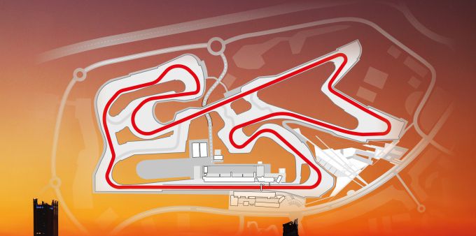 24H Dubai 2022 Porsche Dubai Autodrome map