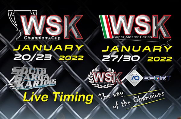 Live timing: 2022 WSK Champions Cup in Lonato