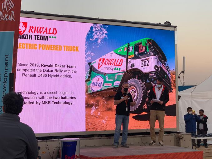 Persconferentie A.S.O: Riwald Dakar Team