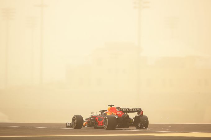 Max Verstappen test Bahrein 2021