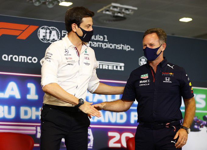 Toto Wolff Christian Horner