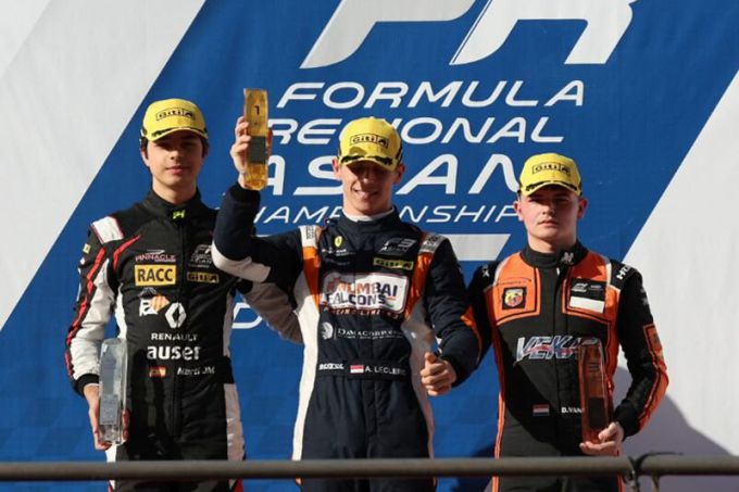 Formula Regional Asian Championship op het Dubai Autodrome