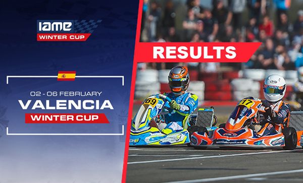 Results 2022 IAME Winter Cup @ Kartodromo Internacional Lucas Guerrero in Valencia