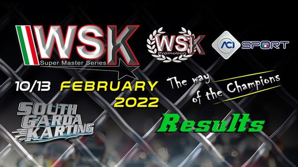 Results Round 2 WSK Super Master Series 2022 in Lonato