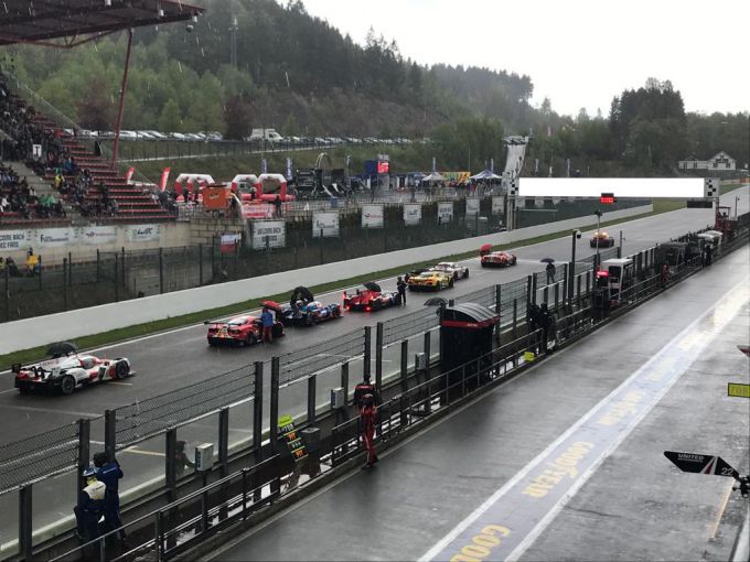 WEC 6 Hours Spa Francorchamps rode vlag vanwege regenval