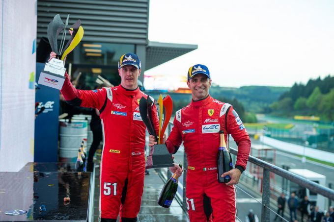 WEC TotalEnergies 6 Hours of Spa 2022 3 Ferrari winnaar LM GTE Pro