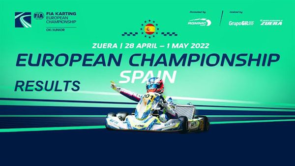 Results FIA European Championship OK en OK-Junior in Zuera