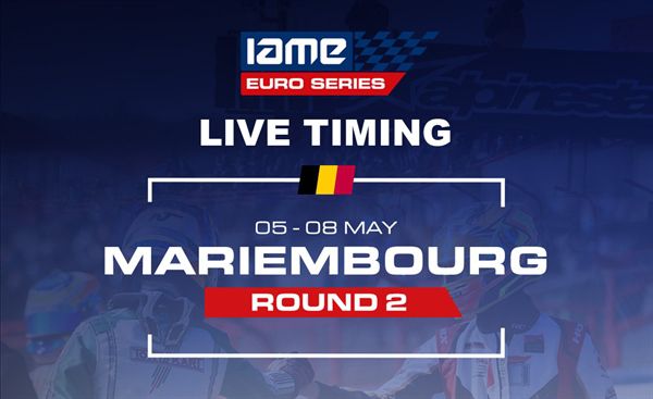 Livetiming IAME Euro series Race 2 Mariembourg