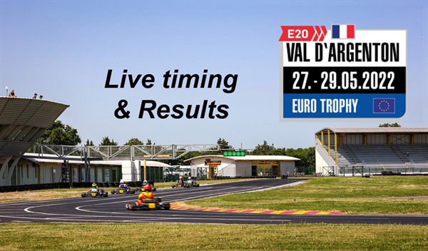 LIVE-TIMING Rotax MAX Challenge Euro Trophy Race 2 Val d'Argenton in Frankrijk