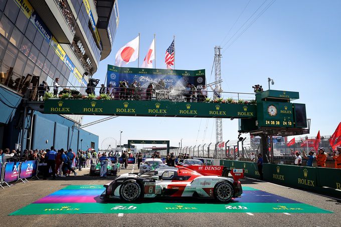 Toyota nummer 8 wint 24U van Le Mans