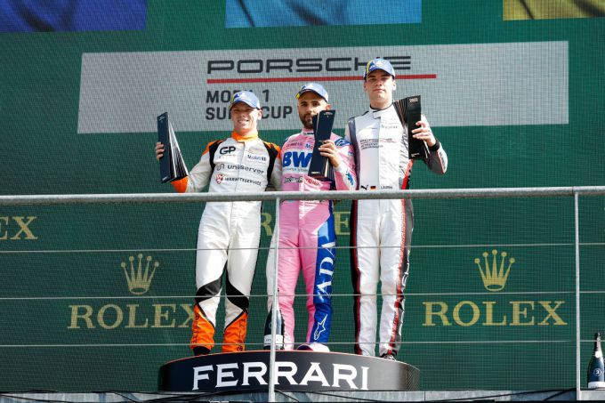 Porsche Mobil 1 Supercup Spa-Francorchamps podium