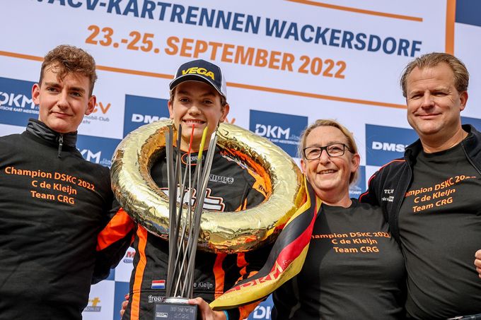 Christiaan de Kleijn en familie happy with Championship DKM