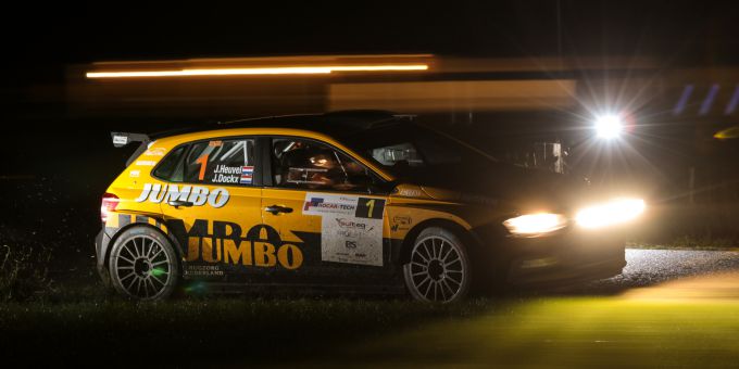Rocar-Tech Twente Rally: Jim van den Heuvel aan de leiding na de openingsavond