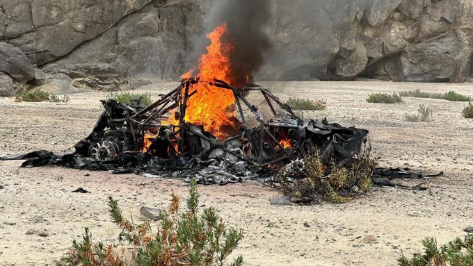 #Dakar2023 Auto Century Michel Kremer en Thomas de Bois Team Coronel afgebrand