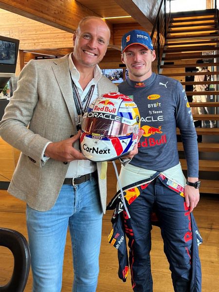 F1 Frits van Eerd en Max Verstappen