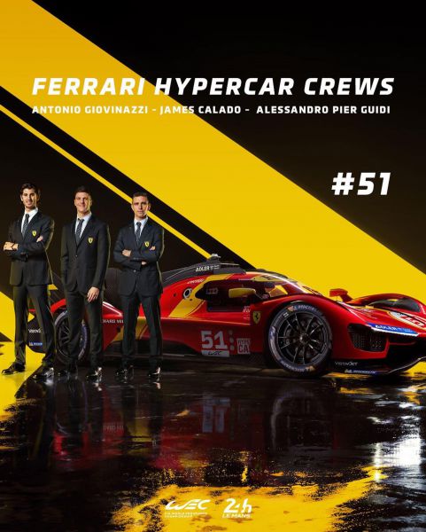 Ferrari 499P WEC Hypercar team foto Nr51
