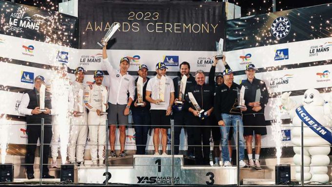 Podium en titel voor Catsburg, Hull en Merrill Asian Le Mans Series 2023