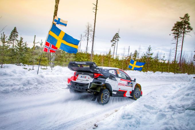 Sweden Rally Elfyn Evans Toyota 4