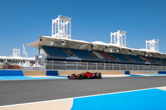 Ferrari on track in Bahrein International Circuit