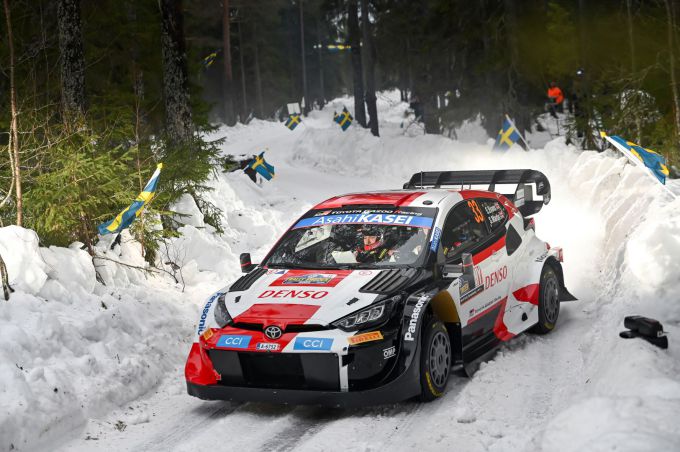 Elfyn Evans Toyota Yaris WRC Rally Sweden