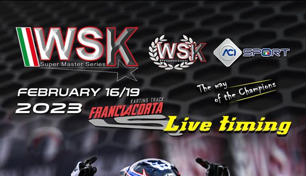 Live timing: Race 2 WSK Super Master Series in Franciacorta