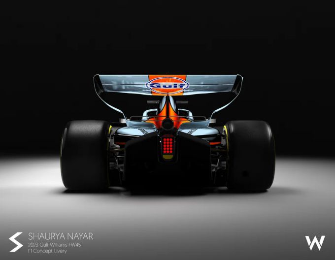 Williams Gulf livery Shaurya Nayar foto 4