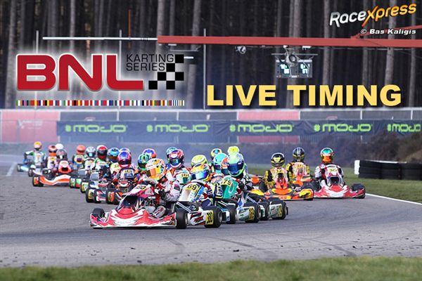 Live timing: BNL Karting Series Kick-Off op Karting Genk