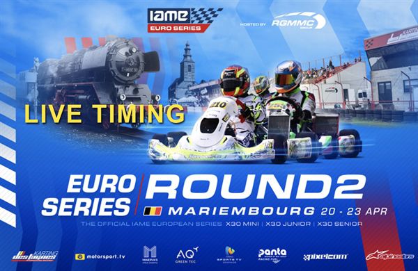 LIVE-TIMING 2023 Race 2 IAME Euro Series Karting des Fagnes in Mariembourg