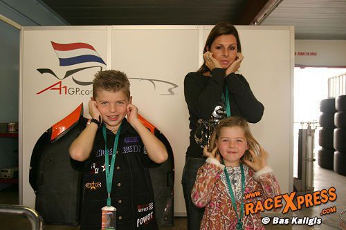 Sophie Kumpen Max Verstappen en Victoria Verstappen