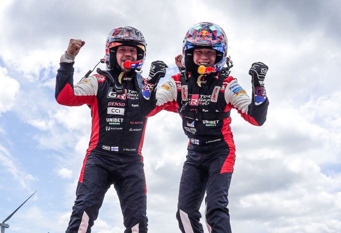 Vodafone Rally de Portugal winnaars Kalle Rovanperä/Jonne Halttunen