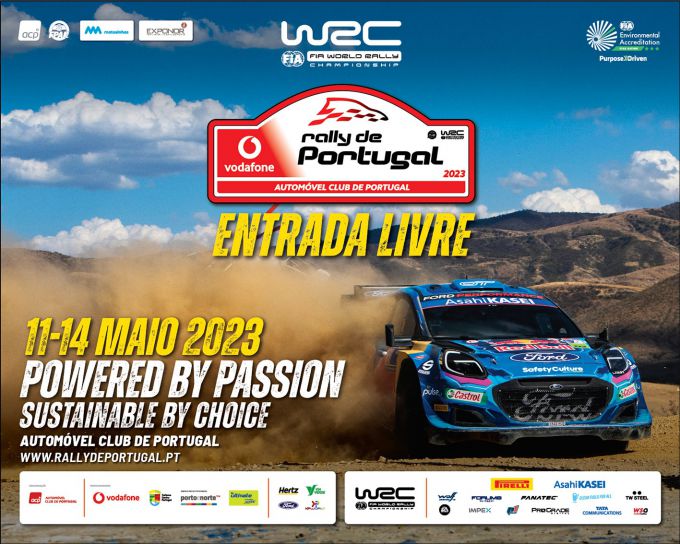 Vodafone Rally de Portugal 2023 event poster