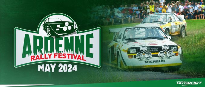 DG Sport organiseert in mei 2024 het Ardenne Rally Festival