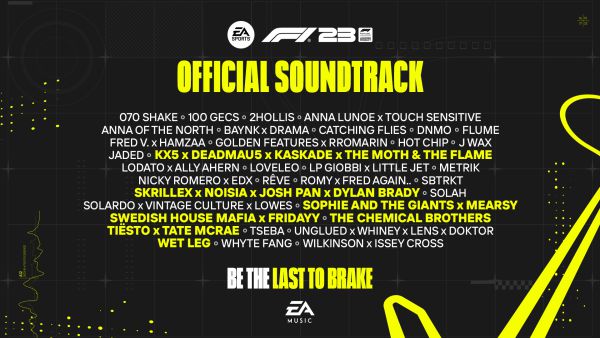 Soundtrack F1 game F1 '23