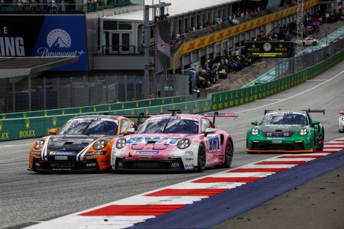 Porsche Mobil 1 Supercup Red Bull Ring Spielberg foto 1 Larry_ten_Voorde_en_Bastiaan_Buus_gevecht