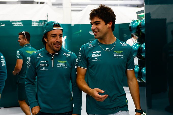 Fernando Alonso en Lance Stroll