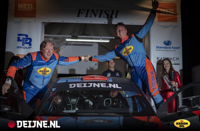 Kevin van Deijne en Hein Verschuuren hebben tijdens de GTC Rally