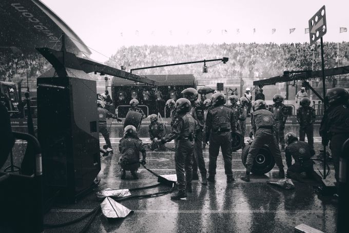 Ferrari Dutch GP 2023 Foto pitstop regen