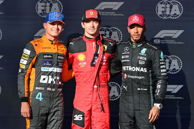 Startgrid Formule 1 Amerika