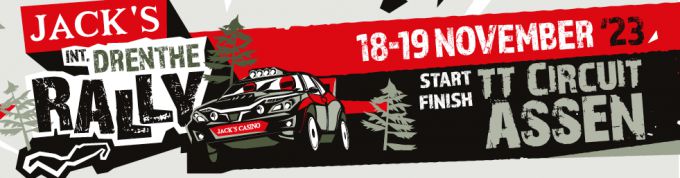 JACK’S Int. Drenthe Rally 2023 TT Circuit Assen event logo