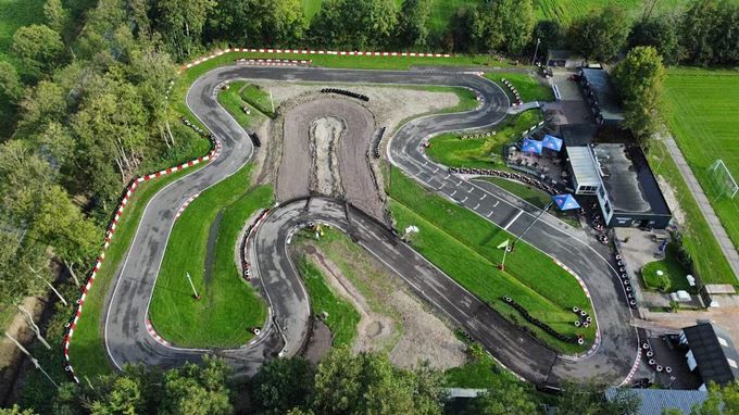 Kartbaan Ulrum lay-out