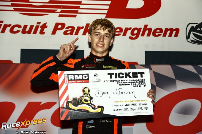 Dion van Werven naar WK Rotax Max in Bahrein