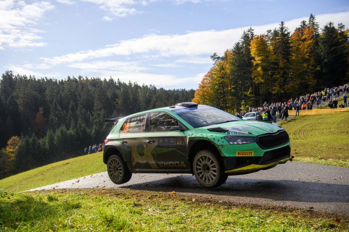 Central European Rally Andreas Mikkelsen Skoda WRC2-titel