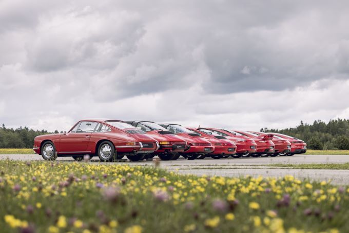 Acht generaties Porsche 911 Foto 2
