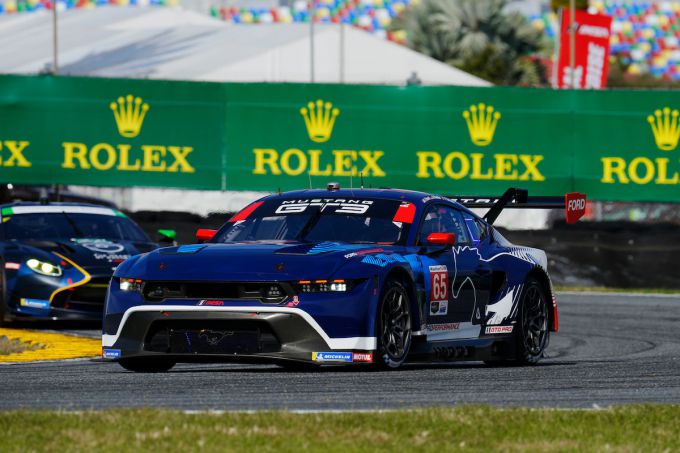 #65: Ford Multimatic Motorsports, Ford Mustang GT3, GTD PRO: Joey Hand, Dirk Mueller, Frederic Vervisch