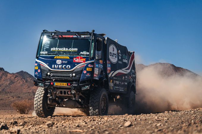 Martin, Jan van der Vaet en Richard Mouw bleven puur op karakter in de rally.