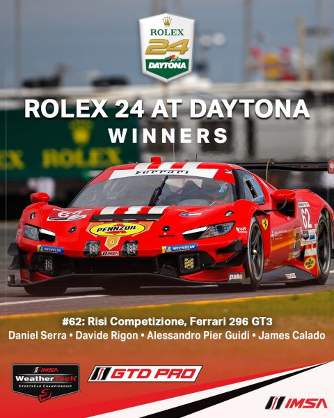 24H Daytona winnaar GTD PRO